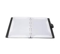 Sheet Music Folder, Band Orchestra Sheet Music Folder A4 3 Ring Piano Binder for Music Enthusiasts, 30 Sheets 60 Pages (Black)