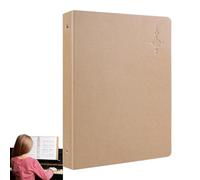 Sheet Music Folder - PVC Notebook Binder Organizer | 9.96x12.32x1.61 Inches Concert Choral Folder, Sheet Music Holder Suitable for Students, Teachers, Bands, Performers