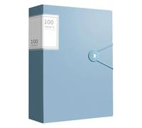 Sheet Music Folders Desktop Storage A4 File Folder Large Capacity Multifunctional Organizer Waterproof Document Holder Music Score for Musical Score,Paper(Blue-100 Sheets)