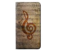 Sheet Music Notes PU Leather Flip Case Cover For Motorola Moto G6 Play, Moto G6 Forge, Moto E5