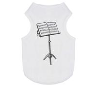 'Sheet Music' Pet Dog/Cat T-Shirt (PT00122788)