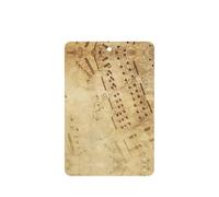 Sheet Music Printing 10 Pcs Car Air Freshener Fragrant Sheets,Car Hanging Accessories With Strings For Decor