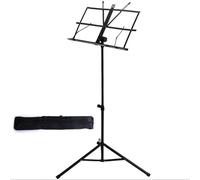 Sheet Music Stand Adjustable Music Sheet Stand Folding Metal with Carrying Bag Musical Instruments