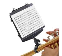 Sheet Music Stand, Marching Bands Lyre For Trumpet, Instrument Accessories For Snare Drum, Bass Drum, Piano, Clarinet, Oboe, Ukulele, Guitar, And Portable, Space-Saving Design
