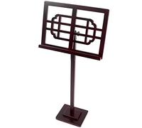 Sheet Music Stand Professional Sturdy, Wood Projectors Book Holder, Band Performance Studios Office, Vintage Style(Brown)