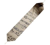 Sheet Music Table Runner for Dining Table, Short Plush Runners Washable & Durable Tablerunner Modern Home Decor for Wedding, Kitchen, Holiday 200*33cm