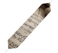 Sheet Music Table Runner for Dining Table, Short Plush Runners Washable & Durable Tablerunner Modern Home Decor for Wedding, Kitchen, Holiday 178*33cm
