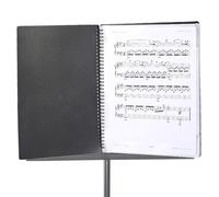 Sheet musicFolder - A4 musicFile Binder, Spiral Display Book, 12.4x9.5x0.79in Duraable Page Holder | Piano Sheet musicOrganizer for Orchestras Teachers Adult Artists Practice Performance Use
