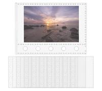 Sheet Protector - M5 5-Ring Binder Inserts | 10 Pieces Clear Document Sleeves for Professionals Travelers Artists Teachers Project Managers Administrative Staff Students School Cards - 7.6x10.5cm