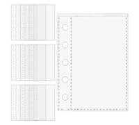 Sheet Protectors | 10 Pcs M5 5 Ring Binder Inserts - Card Sleeves for Project Managers Office Artists Stickers Educators Lovers