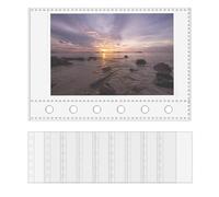 Sheet Protectors, A7 6-Ring Binder Protector Pages, Clear Document Covers for Office Administrative Staff Project Managers Educators Teachers Artists Sketchers Professionals