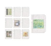 Sheet Protectors Clear | 5-Ring M5 Zipper Sticky Note Sleeves | Binder Card Sleeves - for Students Teachers Artists Project Managers Office School Stickers Photos Cards Receipts