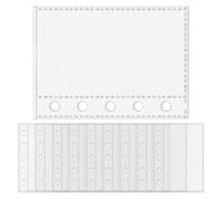 Sheet Protectors - Pack of 10 Clear Document Sleeves | M5 5 Ring Binder Inserts | For Students, School Office Cards, Professionals, Travelers, Teachers, Project Managers, Administrative Staff