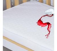 Sheet Story Ackly Bamboo Waterproof Cot Mattress Protector 120 x 60cm - Premium 100% Bamboo Fabric Hypoallergenic and Noiseless Fitted Sheet Cover - Mattress Protector Cot Mattress Topper