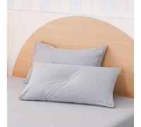 Sheet Story Bamboo Pillow Cases 2 Pack - 50x90cm King Size - 400 Thread Count - Hypoallergenic, Soft and Cooling - Grey Pillowcases 2 Pack Super King Size