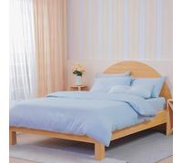 Sheet Story Bamboo Super King Duvet Cover Set - 400 Thread Count - Super King Duvet Cover with Pillowcases - Luxuriously Soft and Hypoallergenic - Sky Blue