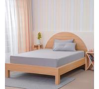 Sheet Story Bamboo Super King Fitted Sheet - 41cm Deep Pocket - 400 Thread Count - Hypoallergenic, Soft and Cooling - Superking Fitted Sheet - Dove Grey