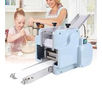 Sheeter Dumpling Wrapper Machine Electric Dumpling Wrapper Machine for Commercial and Home Use, Automatic Wonton and Ravioli Skin Maker，50pcs/Min，with 8cm Circular Mold(Raviolidumplingskinmolds)