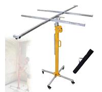 Sheetrock Hoist Holder, 150LBS Capacity, Telescoping Arm 16.4FT | Sheetrock Hoist Holder with 150LBS Capacity, Auto Self-Lock, 16.4FT Reach for Efficient Wall and Ceiling Installation