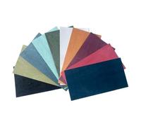 Sheets Dyed Maple Veneer 10-Pack, 10cmx20cmx0.5mm Dyed Maple Veneer Pack for Fingerboard, Marquetry and Inlay Work Natural Wood Sheets of Multiple Colors