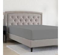 Sheets Stargazer Egyptian Cotton King Size Fitted Sheet Light Grey, 800 Thread Count Sateen Weave, 18 Inch Deep Pocket Bottom Sheet, Soft, Breathable & Cooling Fitted Sheet Only (King, Light Grey)