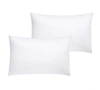 SHEETSPA 1000 Thread Count 100% Long Staple Egyptian Cotton 2 Piece Envelope Closure Housewife Pillow Cases Premium White Standard Size 50cm x 75cm, Soft 2 PC White Pillow Cases in Gift Box
