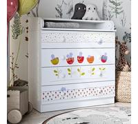Shefa Kids 800 Changing Dresser - Sleepy Kittens