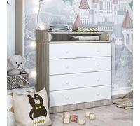 Shefa Kids 800 Changing Dressers - Elm/White