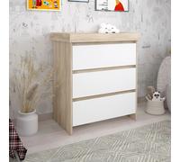 Shefa Kids 880 Baby Changing Unit - Elm/White