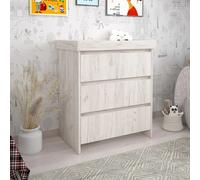 Shefa Kids 880 Baby Changing Unit - White Craft Oak