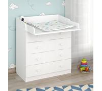 Shefa Line 800 Kids Changing Dresser White (2 boxes) | Size: 1 Pack Shefa Line Multicolor 1 Pack