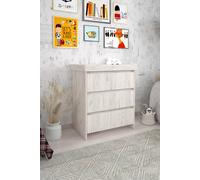 Shefa Line Changing Unit Shefa Kids 880, White Craft Oak
