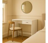 Shefa Line Computer Desk Nano White, 90 cm (1 Box) in White Shefa Line White