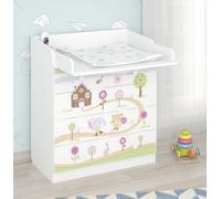 Shefa Line Shefa 800 Kids Changing Dresser Gingerbread House White (2 Boxes)