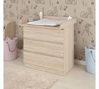 Shefa Line Shefa 800 Kids Changing Top (Top Only) Universal Oak (1 Box) in Beige Shefa Line Beige