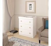 Shefa Line Shefa 888 Kids Changing Dresser White (2 Boxes) Shefa Line Multicolor