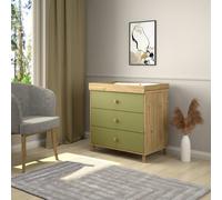 Shefa Line Shefa 890 Kids Changing Dresser Pistachio Green (2 Boxes)