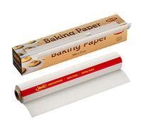 Shefa Parchment Paper Roll - Non-Stick Baking Paper - 30m x 37cm Roll - 143 Sheets - Oven Safe - Professional Cutter - Heavy-Duty White Bake Paper for Catering