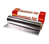 Shefa Tin Foil 45cm x 50m - Aluminium Foil roll, 18 Micron, Heavy Duty Kitchen Foil - Thick & Durable, Recyclable Tinfoil Roll - Cooking & Dining & Catering Foil (45cm X 50m)