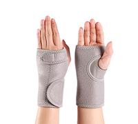 Shefave Wrist Support BraceRight Hand with 2 Metal Splints(Right Hand, Silver Grey
