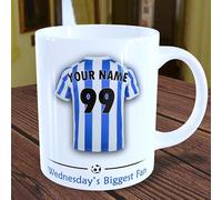 Sheff Wednesday Mug Personalised Wednesday Cup for Football Supporters Fans Birthday Christmas