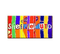 Sheffieid utd football Club Chocolate Bar Gift Wrapper Gift Present For Sport Fans (#310) (without chocolate bar)