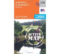 Sheffield & Barnsley Map | Weatherproof | Rotherham | Ordnance Survey | OS Explorer Active Map 278 | England | Walks | Hiking | Maps | Adventure