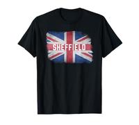 Sheffield | British United Kingdom Flag Vintage UK Souvenir T-Shirt