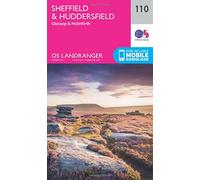 Landranger 110 Sheffield & Huddersfield, Glossop & Holmfirth Map With Digital Version, Pink One Size