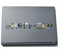 Sheffield Laptop Sticker Laptop Skin 290 mm with sights