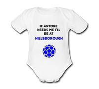 SHEFFIELD Stadium Football Personalised Unique Baby Vest Baby Grow Babygrow Cute Novelty Boys Girls Football Funny Wed Wednesday