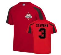 Sheffield United FC Junior Enda Stevens Sports Training Jersey in Red | Size: 12-13 Years Sheffield United FC Red 12-13 Years