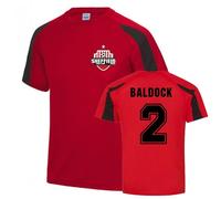 Sheffield United FC Junior George Baldock Sports Training Jersey in Red | Size: 3-4 Years Sheffield United FC Red 3-4 Years