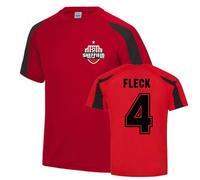 Sheffield United FC Junior John Fleck Sports Training Jersey in Red | Size: 3-4 Years Sheffield United FC Red 3-4 Years